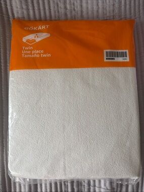IKEA GÖKÄRT Twin Fitted Mattress Cover in White waterproof